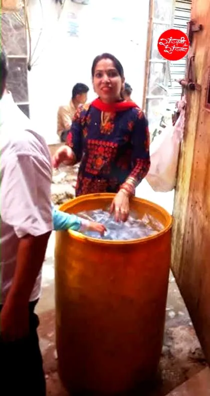Preparing fresh water for the gathering
