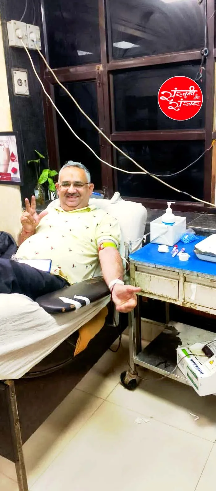 A smile after giving the gift of life