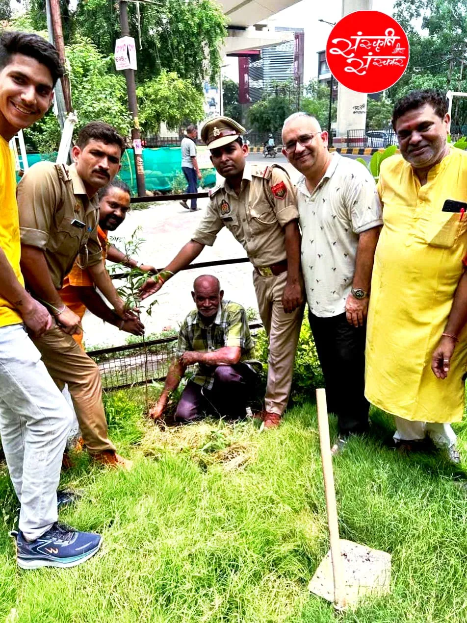 Planting alongside our local police