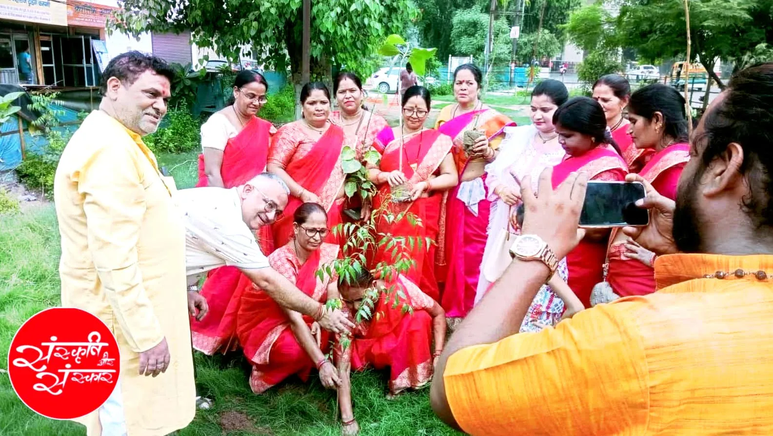 Women leading the plantation drive