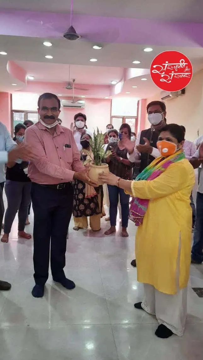 A potted plant gifted as a token of care