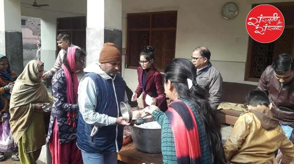Distributing packed sweets